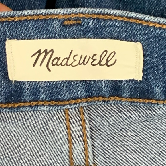 Madewell The Perfect Vintage Straight Jeans Blue Cropped Women's Petite Size 31P - Picture 2 of 16
